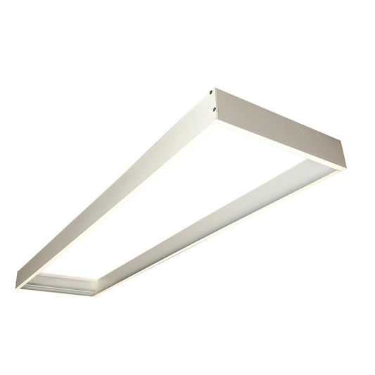 Nora Lighting Surface Mounting Frame for 1'x4' LED Backlit Panels NPDBL-14DFK/W