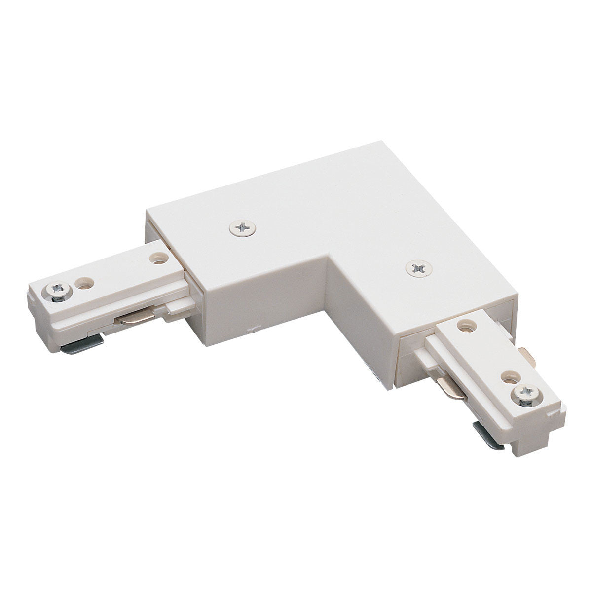 Nora Lighting L Connector, 1 Circuit Track, White NT-313W