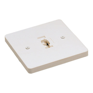 Nora Lighting Monopoint Canopy Feed, 1 Circuit Track, Line Voltage, White NT-319W