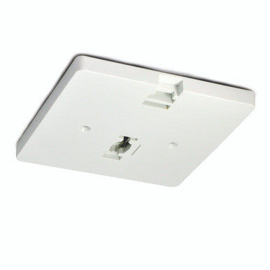 Nora Lighting Monopoint Canopy Feed for Low Voltage Track Head, White NT-337W