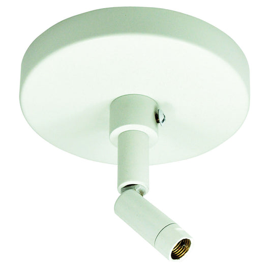 Nora Lighting Sloped Ceiling Adapter, 1 or 2 Circuit Track, White NT-349W