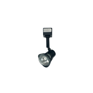 Nora Lighting Italia Track Head, Line Voltage, MR16 GU10, Black NTH-618B