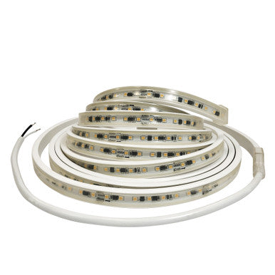 Nora Lighting 120V Continuous LED Tape Light, 150-ft, 330lm / 3.6W per foot, 3000K, w/ Mounting Clips and 8' Hardwired Power Cord NUTP13-W150-12-930/HW