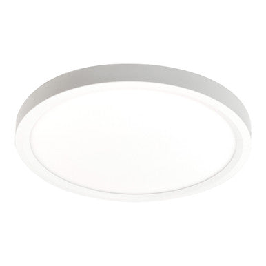 Nora Lighting 11" wELO LED Surface Mount, 1588lm / 15W, 3000K, 80+ CRI, 120-277V; 0-10V, White NWELO-11R30WLE4