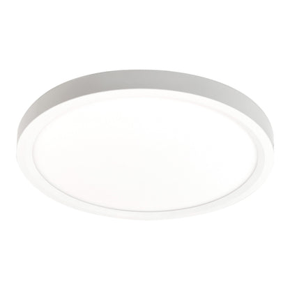 Nora Lighting 11" wELO LED Surface Mount, 1588lm / 15W, 3500K, 80+ CRI, 120-277V; 0-10V, White NWELO-11R35WLE4