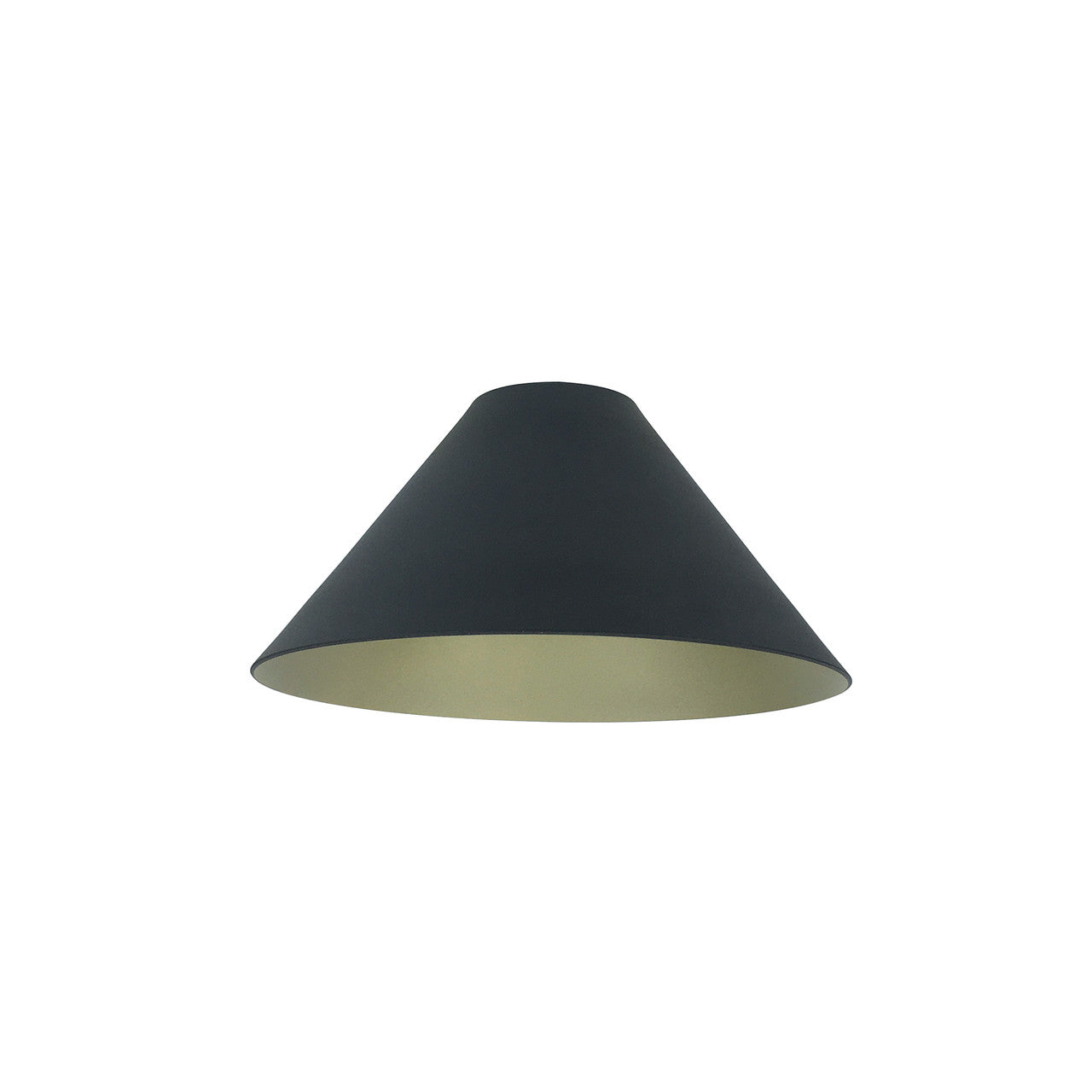 Nora Lighting 2" iLENE Fixture Shade, Champagne Haze/Black NYLM-2CONECHB