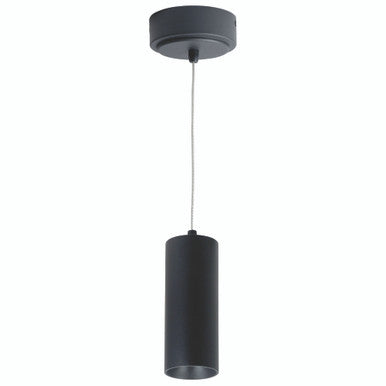 Nora Lighting 2" iLENE Cable Mount Mini Cylinder, 1000lm, 15W, 4000K, Black, 120V Triac/ELV Dimming NYLM-2C40XBBLE3A