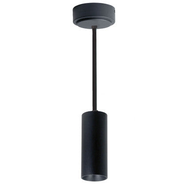 Nora Lighting 2" iLENE 84" Stem Mount Mini Cylinder, 725lm, 15W, 3000K, Black, 120V Triac/ELV Dimming NYLM-2STCDXBBLE3A/84