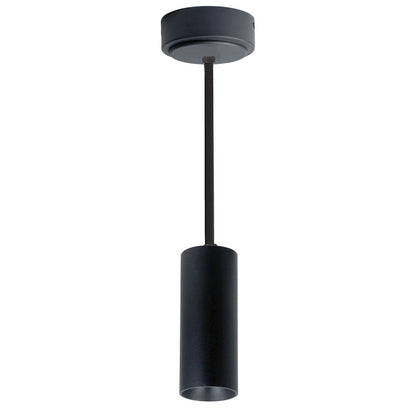 Nora Lighting 2" iLENE 12" Stem Mount Mini Cylinder, 1000lm, 15W, 3500K, Black, 120V Triac/ELV Dimming NYLM-2ST35XBBLE3A/12