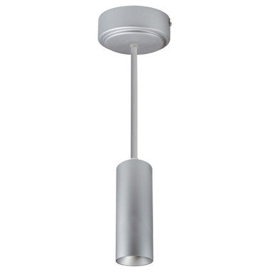 Nora Lighting 2" iLENE 48" Stem Mount Mini Cylinder, 1000lm, 15W, 2700K, Silver, 120V Triac/ELV Dimming NYLM-2ST27XSSLE3A/48