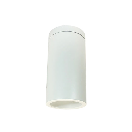 Nora Lighting 6" CYL SURFACE 3500L 35K REF. MED FLOOD. WHT/WHT FLANGE 120-277V 0-10V WH CYL, WIRED FOR EM NYLS2-6S35135MWWW6/PEM