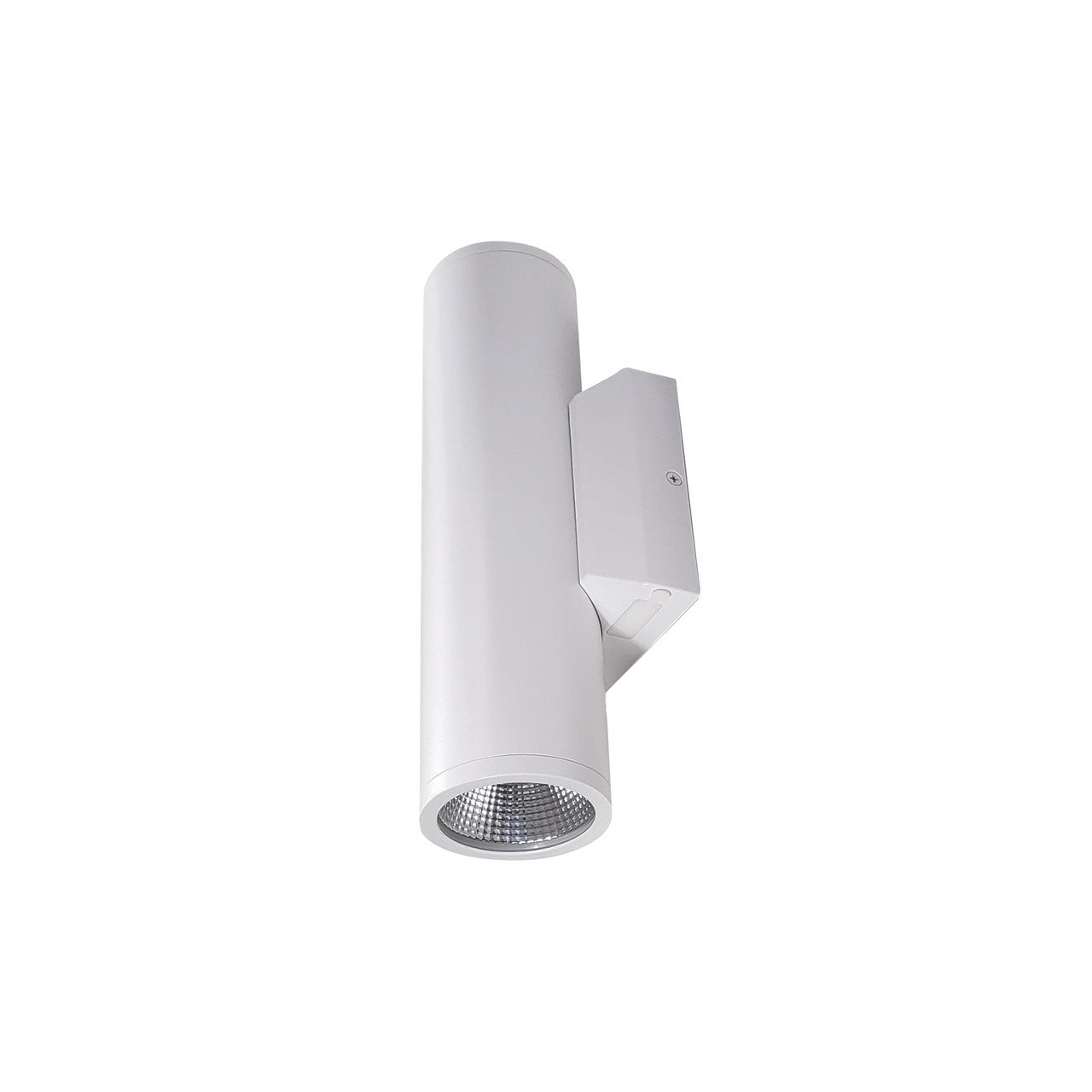 Nora Lighting 3" Up & Down Wall Mounted LED Cylinder with Selectable CCT, Matte Powder White finish NYUD-3L1345MPW