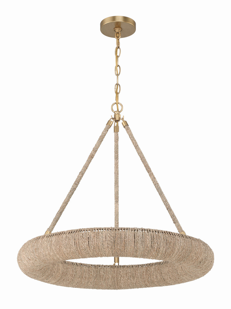 Crystorama Oakley 6 Light Soft Gold Chandelier OAK-7536-SG