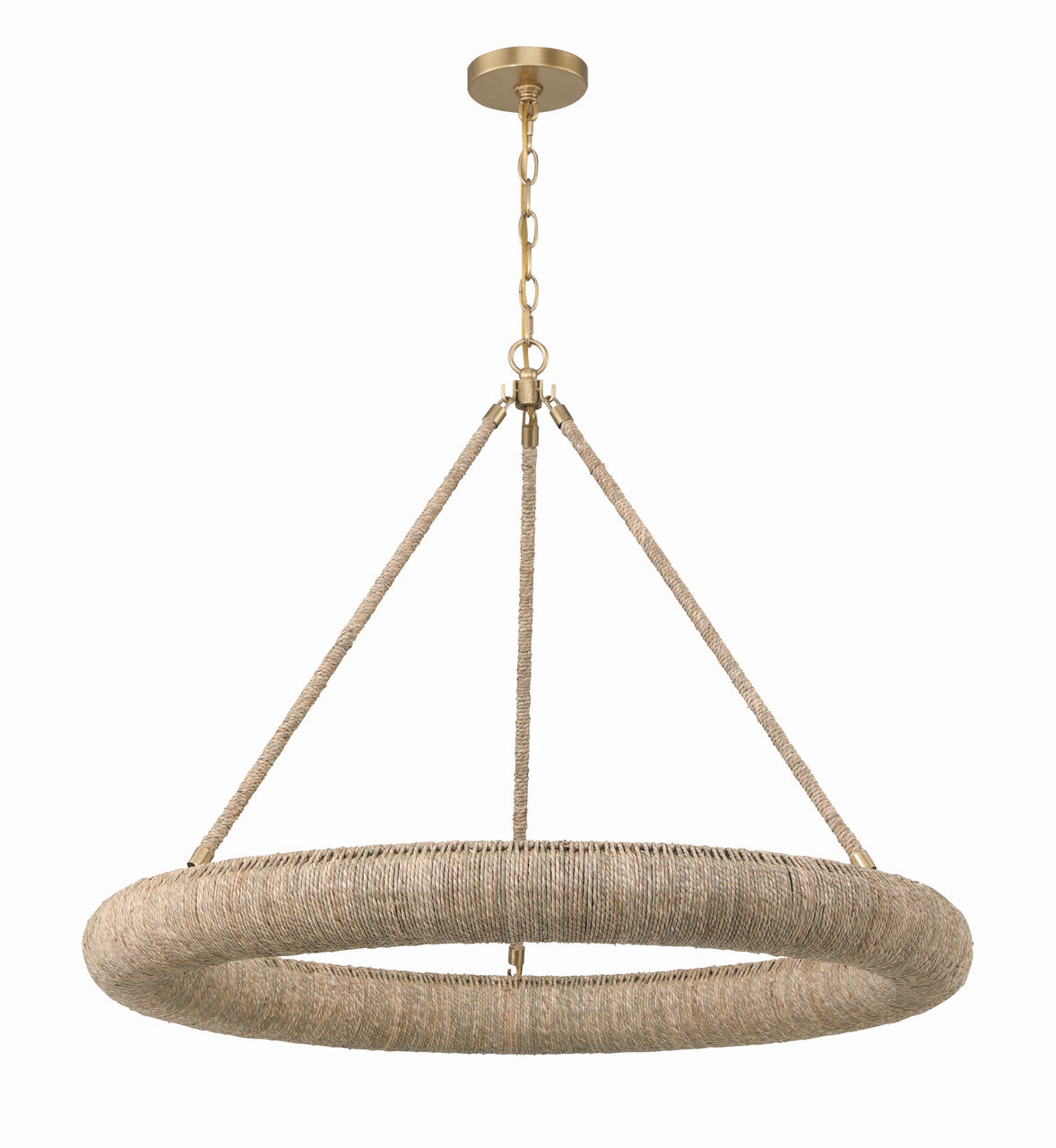 Crystorama Oakley 8 Light Soft Gold Chandelier OAK-7538-SG