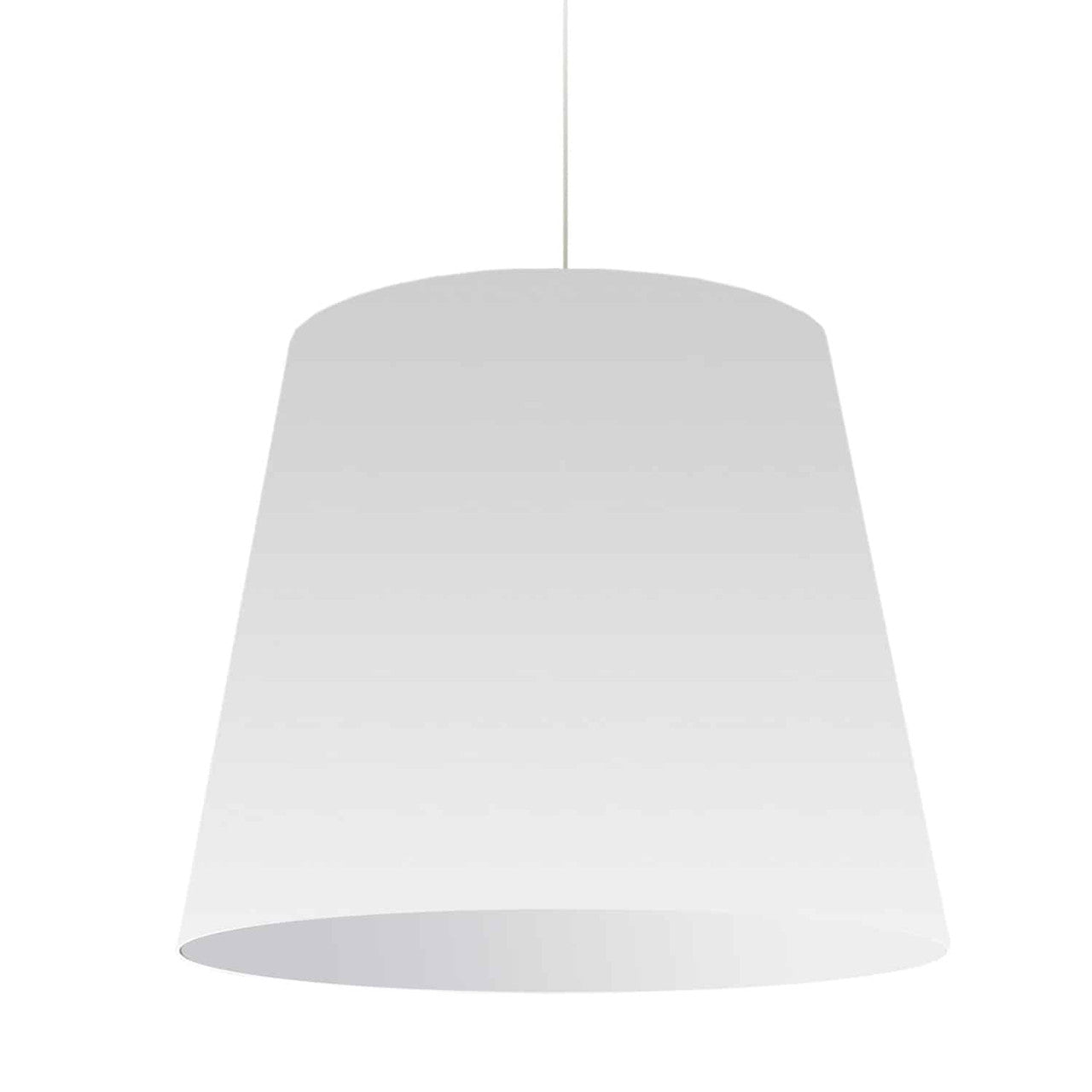 Dainolite 1 Light Oversized Drum Pendant Large White Shade OD-L-790