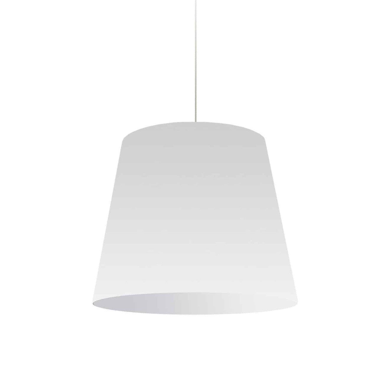 Dainolite 1 Light Oversized Drum Pendant Medium Wht Shade OD-M-790