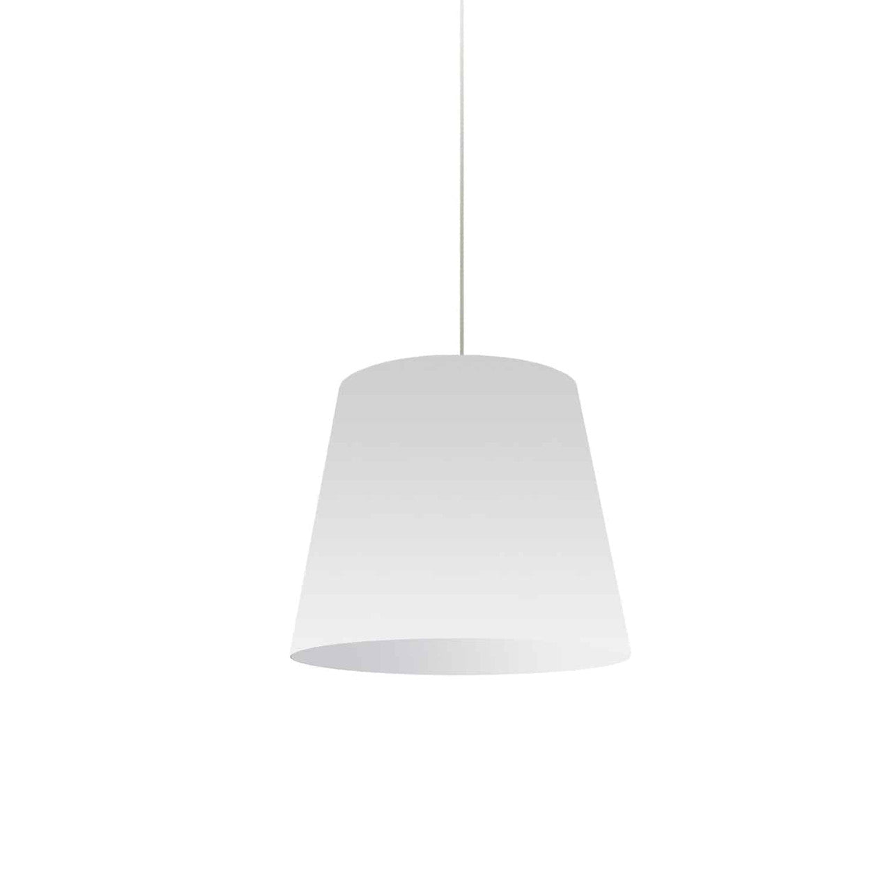 Dainolite 1 Light Oversized Drum Pendant Small White Shade OD-S-790