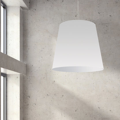 Dainolite 1 Light Oversized Drum Pendant X-Large White Shade OD-XL-790