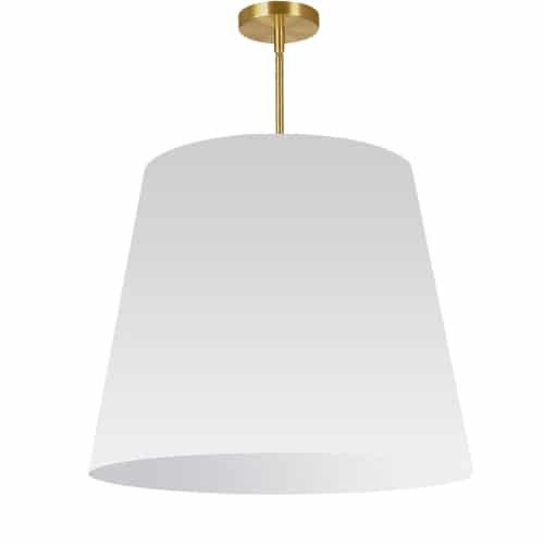 Dainolite 1 Light Oversized Drum Pendant Large White Shade ODR-L-790