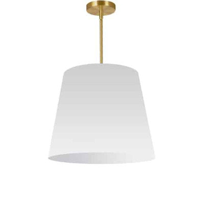 Dainolite 1 Light Oversized Drum Pendant Medium White Shade ODR-M-790