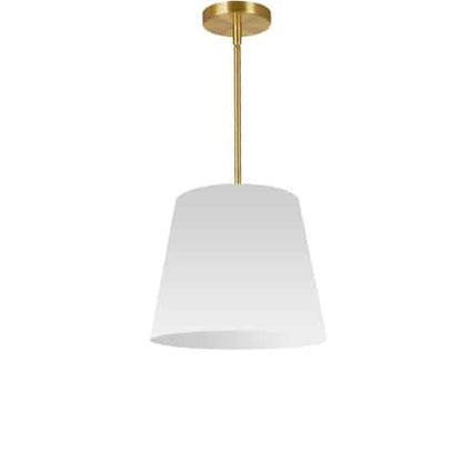 Dainolite 1 Light Oversized Drum Pendant Small White Shade ODR-S-790