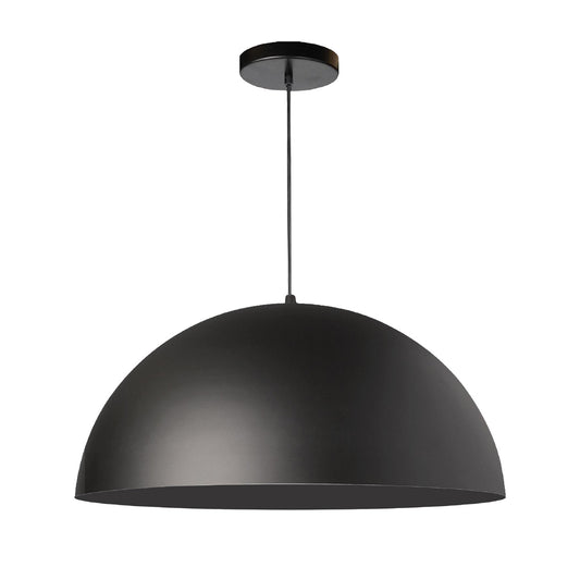 Dainolite 1 Light Incandescent Pendant, Matte Black OFE-161P-MB-MB