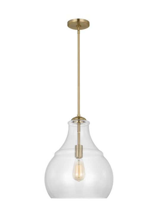 Visual Comfort Studio Sean Lavin Zola One Light Pendant in Satin Brass P1483SB