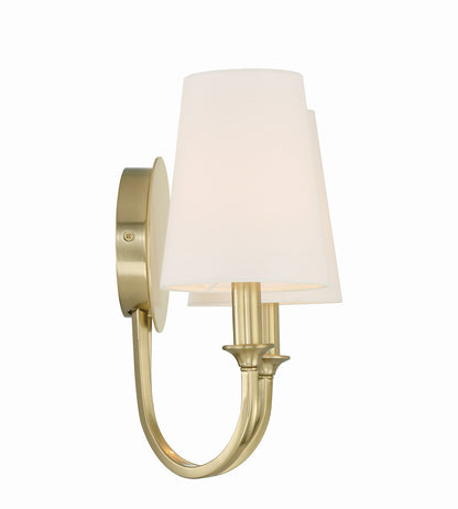 Crystorama Payton 2 Light Vibrant Gold Wall Mount PAY-922-VG