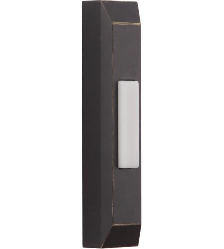 Craftmade Surface Mount Lighted Push Button with Thin Rectangle Profile in Antique Bronze in Antique Bronze PB5004-AZ