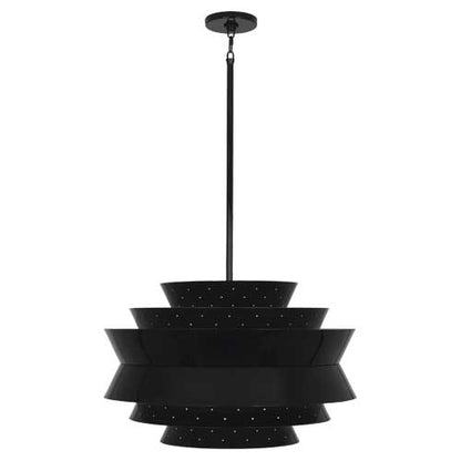 Robert Abbey  Pierce Pendant in Piano Black Gloss Finish PB983