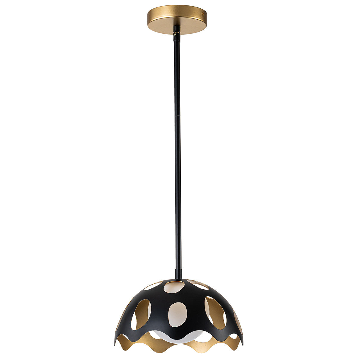 Lucas McKearn Pebbles 10" Mini Pendant in Black in Mini Pendant PD7369B-10