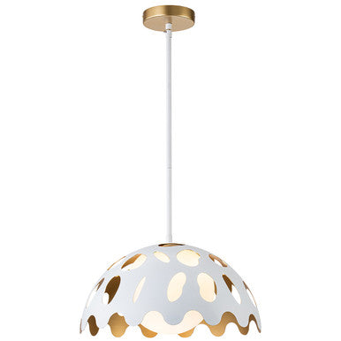 Lucas McKearn Pebbles 15" Pendant in White in Pendant PD7376W-15