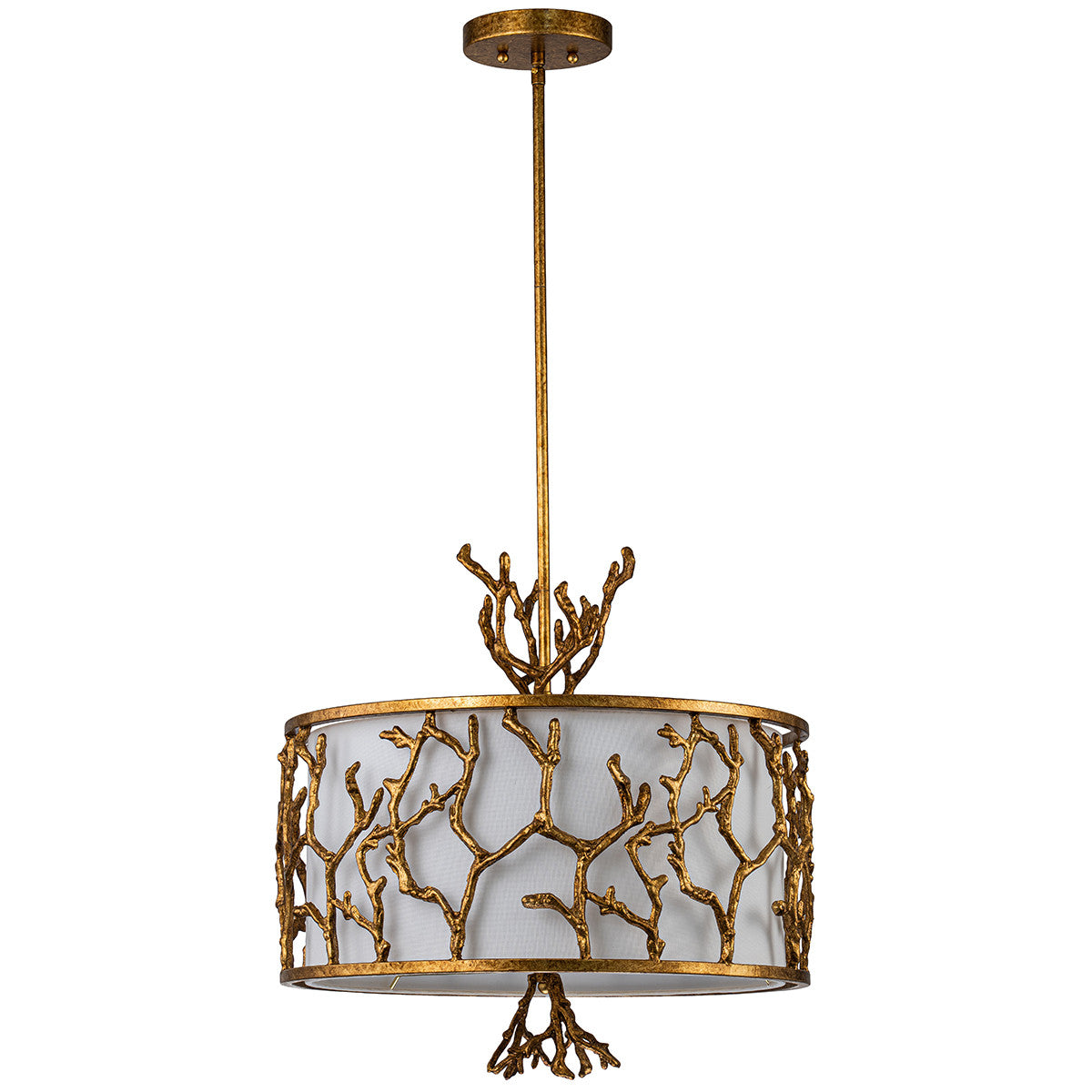 Lucas McKearn The Coral Chandelier in Gold Finish PD74390G-3