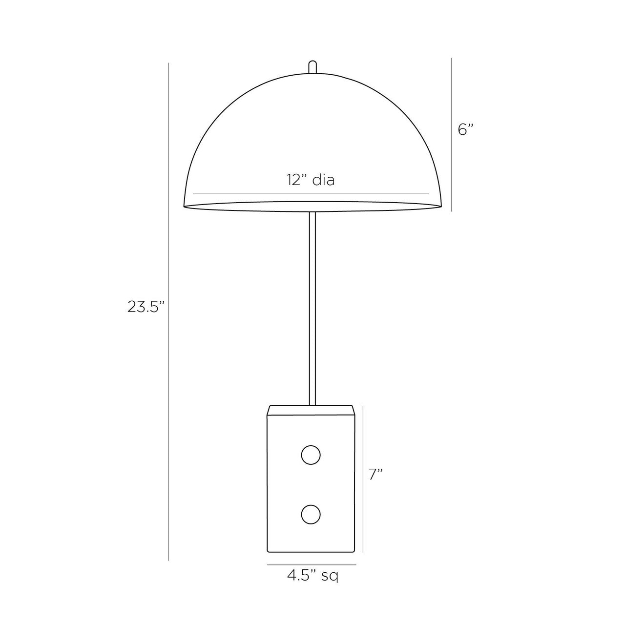 Arteriors Home Weslan Lamp PDC01