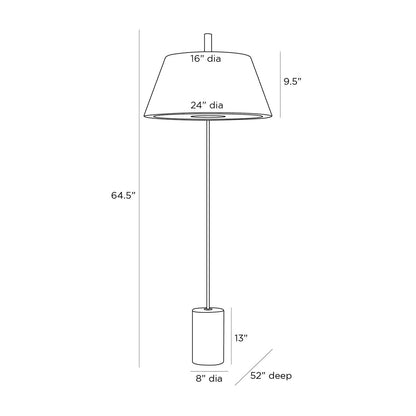 Arteriors Home Walding Floor Lamp PFC04-SH001