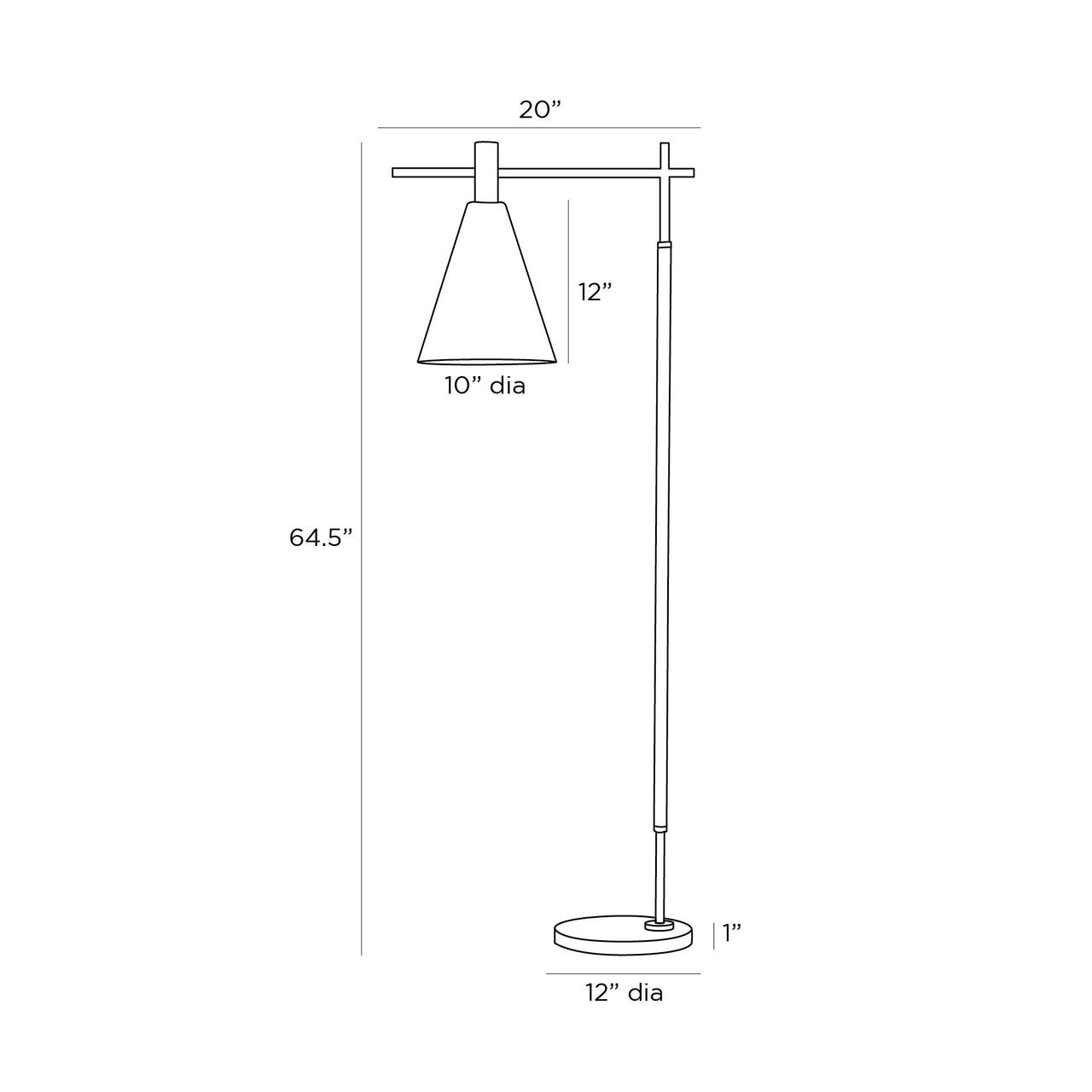 Arteriors Home Vanua Floor Lamp PFC05