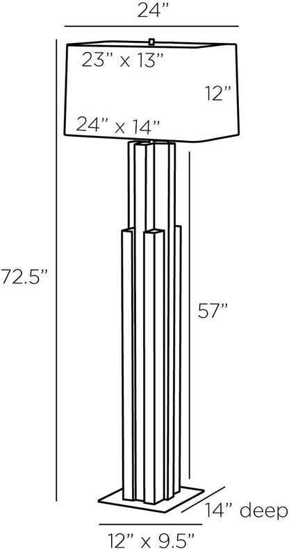 Arteriors Home Beaux Floor Lamp PFC12-SH017