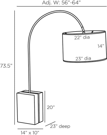 Arteriors Home Bali Floor Lamp PFC13-SH034