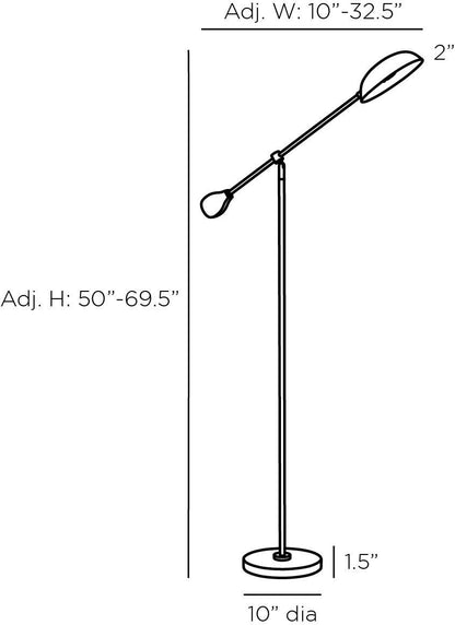 Arteriors Home Alaric Floor Lamp PFC15