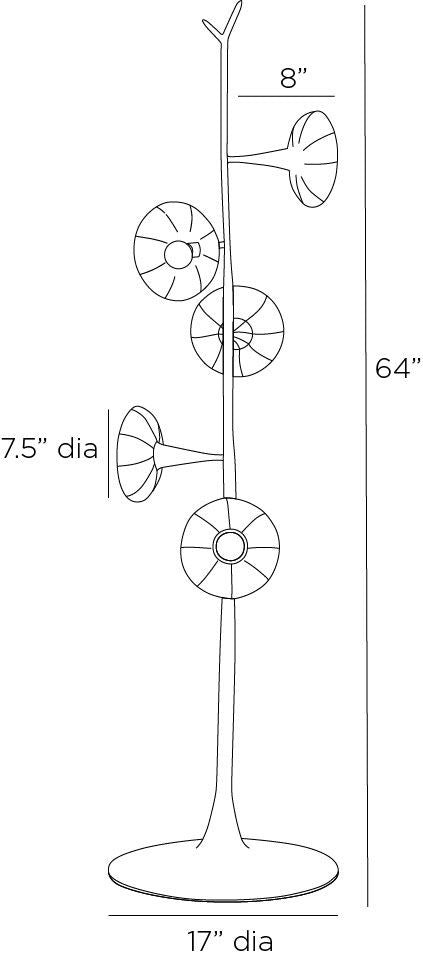 Arteriors Home Coltrane Floor Lamp PFI07