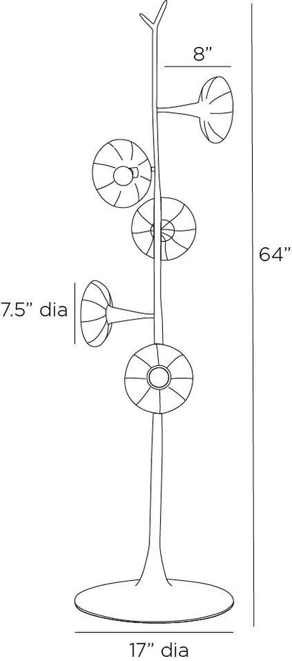 Arteriors Home Coltrane Floor Lamp PFI07