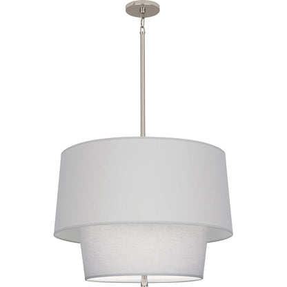 Robert Abbey  Decker Pendant in Polished Nickel Finish PG138