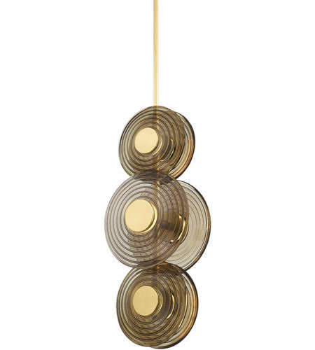 Hudson Valley Lighting Griston 6 Light Pendant in Aged Brass PI1892706-AGB