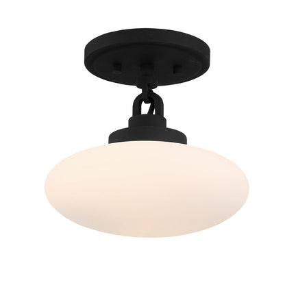 Crystorama Parker 1 Light Black Forged Ceiling Mount PKR-B8501-BF_CEILING