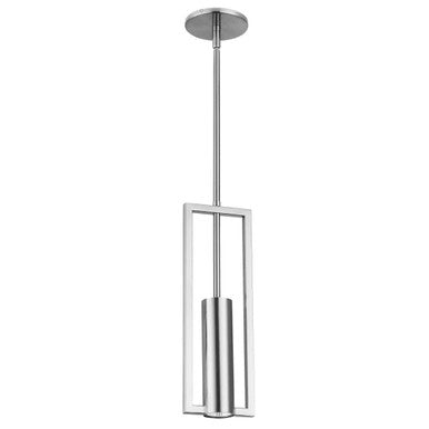 Dainolite 1 Light Halogen Pendant, Polished Chrome PLN-151P-PC