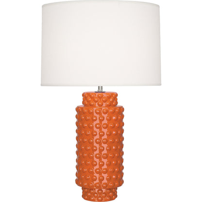 Robert Abbey  Pumpkin Dolly Table Lamp in Pumpkin Glazed Textured Ceramic PM800