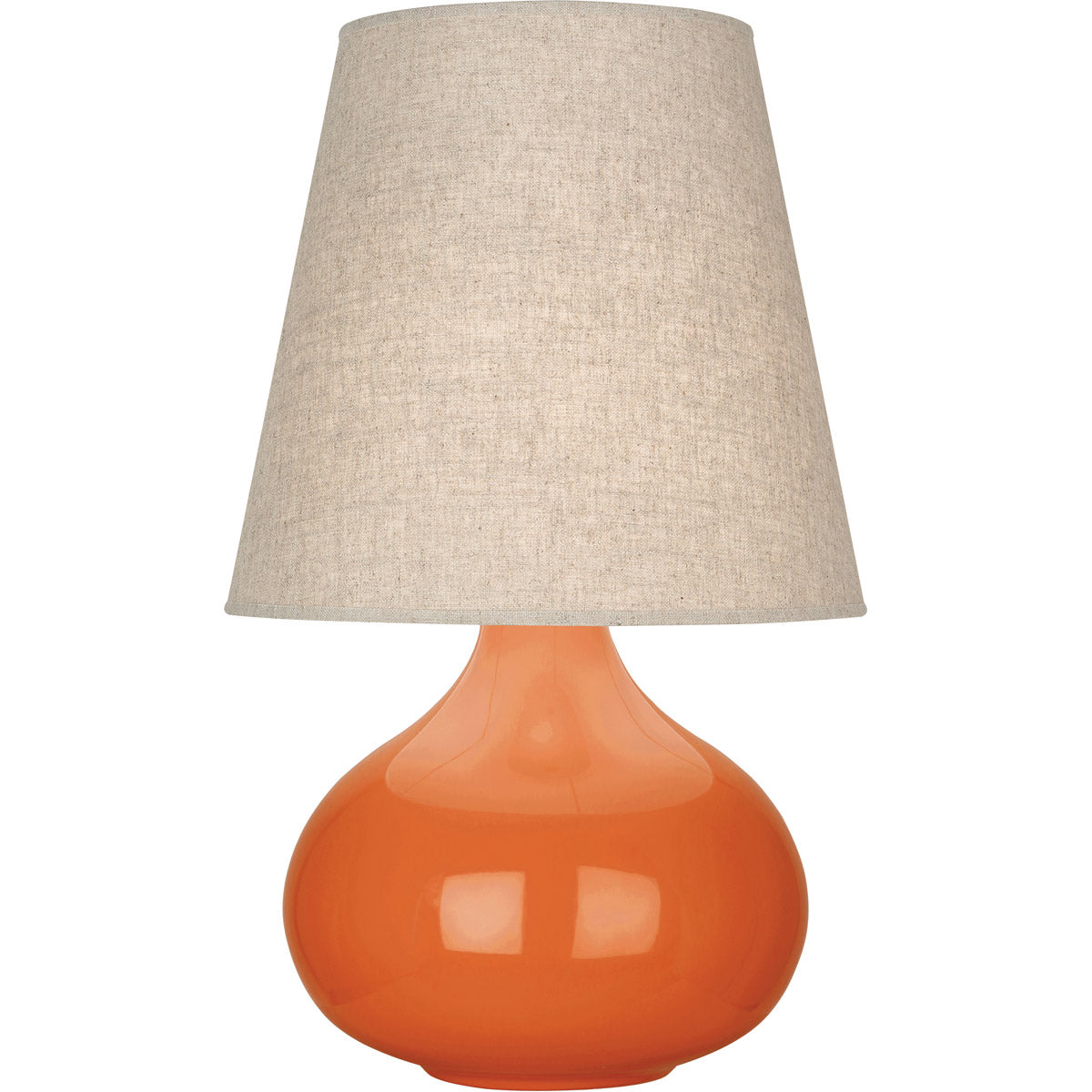 Robert Abbey  Pumpkin June Accent Lamp in Pumpkin Glazed Ceramic PM91