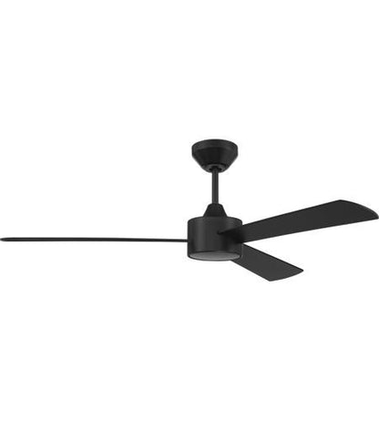 Craftmade Ceiling Fan 52" Provision Indoor/Outdoor (Damp) in Flat Black w/ Flat Black Blades PRV52FB3