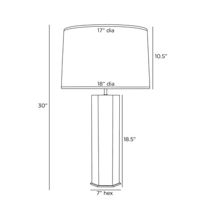 Arteriors Home Vesanto Lamp PTC04-851