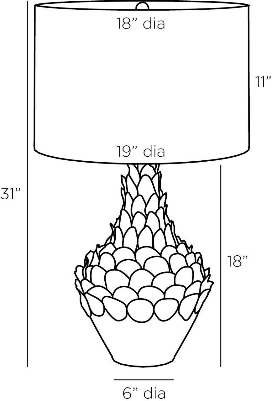 Arteriors Home Aegon Lamp PTC12-690